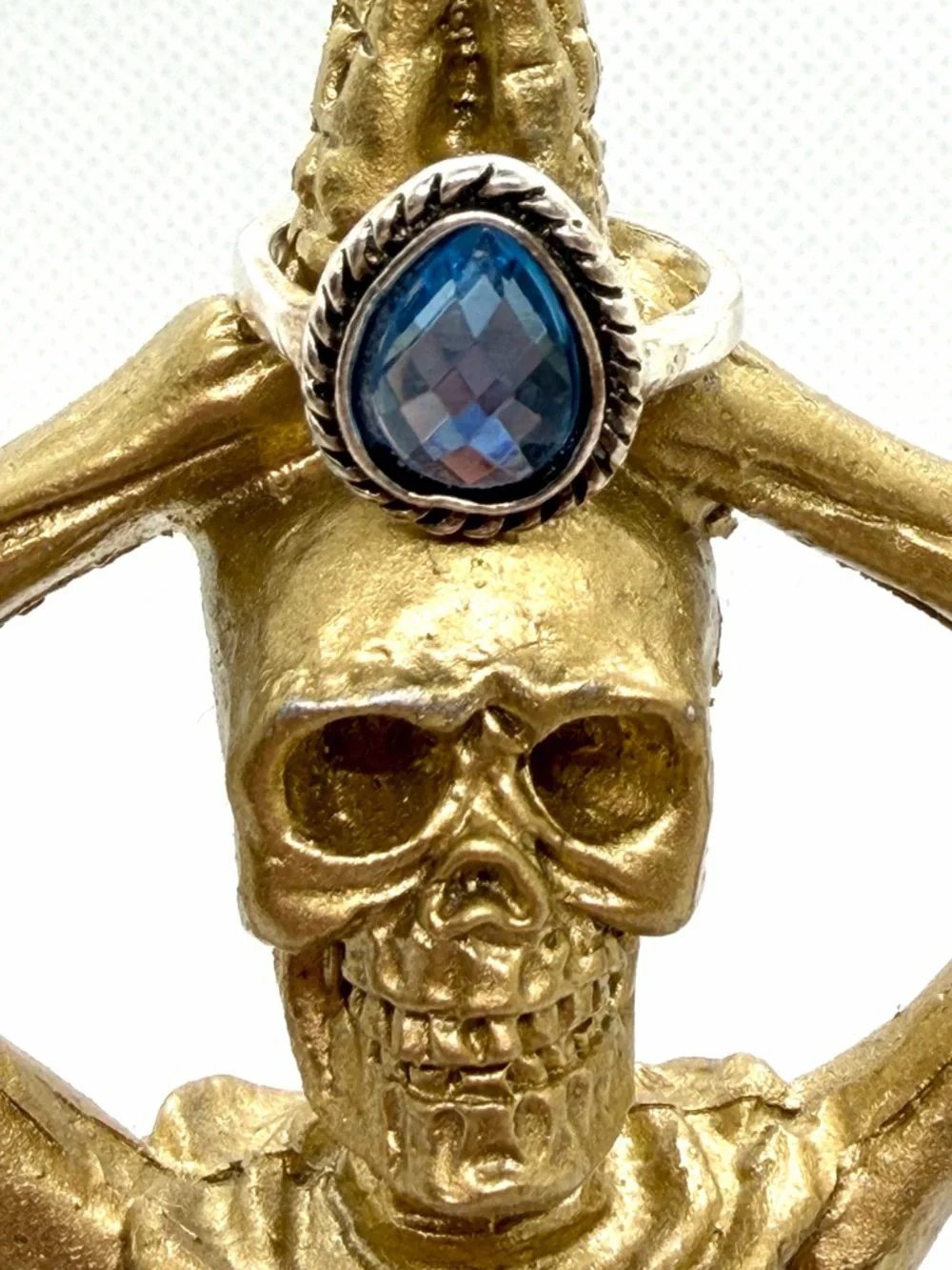 4 Silver Plated Boho Assorted Rings - Picture 3 of 6